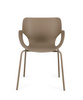 BIZZOTTO krzesło LENNOX ARM brązowe