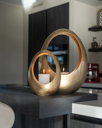 RICHMOND świecznik CASSIA GOLD SMALL złoty