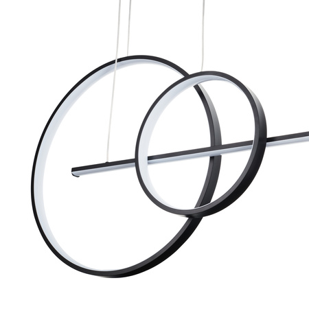 Lampa wisząca NEW AGE LED czarna 120 cm