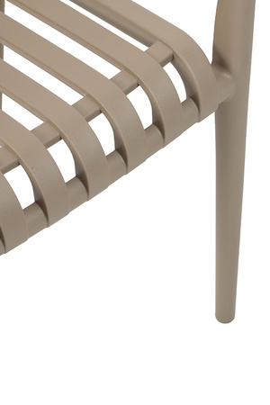 MODESTO krzesło STRIPS ARM beżowe