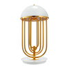 Lampa stołowa DOLCE VITA biało złota 60 cm