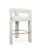 MaMaison krzesło barowe LOGAN białe