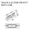 MAXLIGHT MHT1-I-BK TRACK ŁĄCZNIK WEWNĘTRZNY czarny