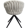 KARE krzesło obrotowe KNOT BOUCLE