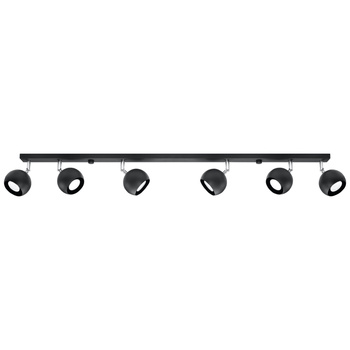 Plafon OCULARE 6L czarny