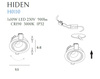 MAXLIGHT H0110 OPRAWA WPUSTOWA HIDEN CZARNA IP32