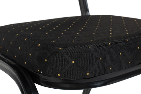 Krzesło bankietowe / konferencyjne HERON czarne