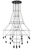 MOOSEE lampa wisząca FLUSSO 20 czarna