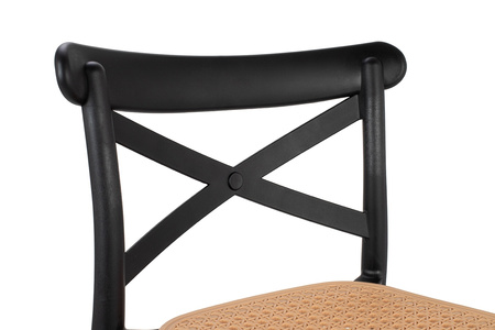 Krzesło barowe COUNTRY czarne