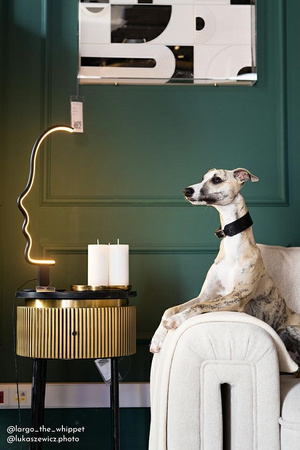 MOOSEE lampa stołowa FACE TABLE czarna