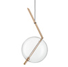 Lampa wisząca AMORE - 1 LED złota 24 cm