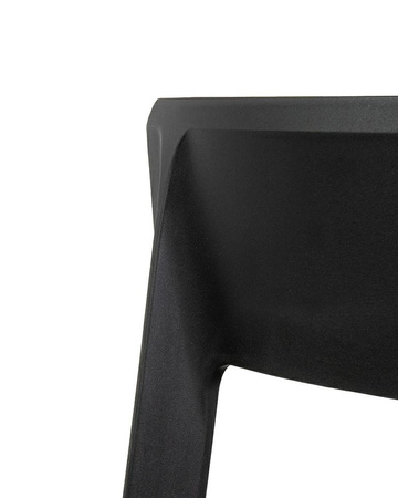 Krzesło JASPER czarne - polipropylen