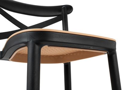 Krzesło barowe COUNTRY czarne