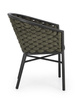 BIZZOTTO krzesło ogrodowe MARGALIDA       szare / zielone