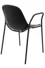 Krzesło RESOL ARM czarne - polipropylen, metal