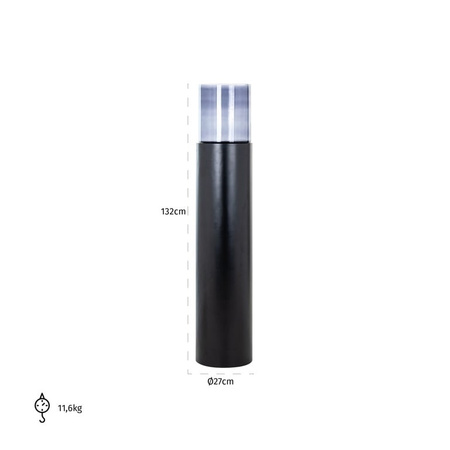 RICHMOND świecznik MILAS czarny