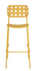 BIZZOTTO krzesło barowe ogrodowe CLOVER   żółte