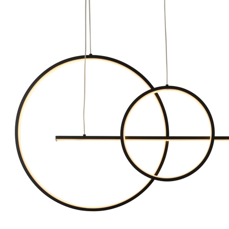 Lampa wisząca NEW AGE LED czarna 120 cm