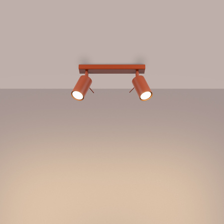 Plafon RING 2 ochra czerwona