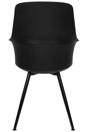 Krzesło BRAZO HIGH czarne - polipropylen, metal