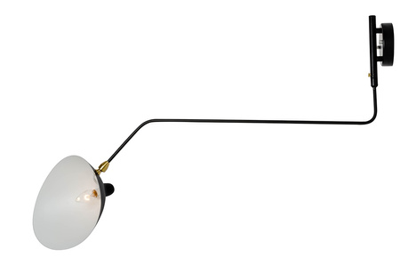 Lampa ścienna RAVEN WALL UP czarna - aluminium, stal węglowa