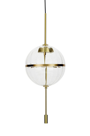 Lampa wisząca CHAPLIN 300 mosiądz  - LED, szkło