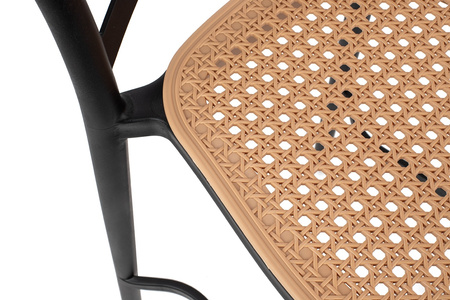 Krzesło barowe COUNTRY czarne