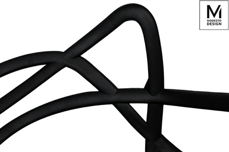 MODESTO krzesło HILO czarne-polipropylen