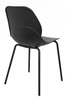 Krzesło ARIA czarne - polipropylen, metal