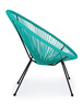 BIZZOTTO krzesło ogrodowe PARKER          turkusowe