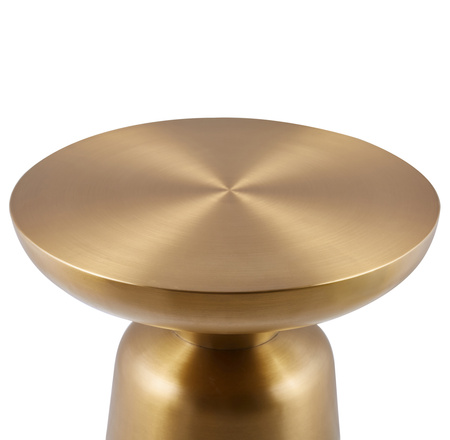 Stolik kawowy TOTEM złoty mosiądz 60 cm