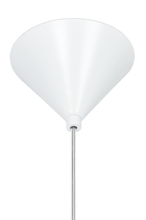 Lampa wisząca LUNA 110 biała - sznurek konopny