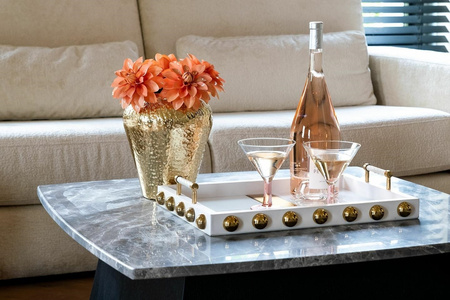 RICHMOND wazon MEGAN S złoty