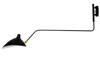 Lampa ścienna RAVEN WALL UP czarna - aluminium, stal węglowa