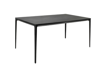 Stół SLIM 140x80 czarny - ceramiczny      marmur, aluminium