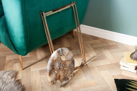 INVICTA stolik NOBLE AGAT I 35 cm - kamień agat