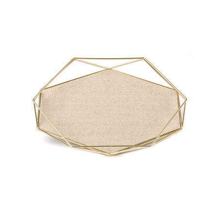 UMBRA pojemnik na biżuterię PRISMA złoty