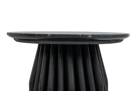 MaMaison stolik LEVANTE czarny marmur / drewno