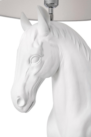 MOOSEE lampa podłogowa KOŃ HORSE STAND M biała - włókno szklane