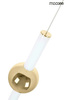 MOOSEE lampa wisząca LIBRA 60 IN  biała / złota