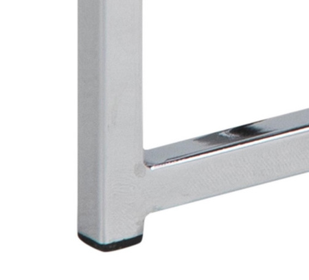 ACTONA zestaw stolików CROSS TRIO czarny - szkło, chrom