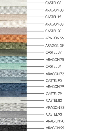 Sofa AURORA z funkcją spania - I grupa tkanin