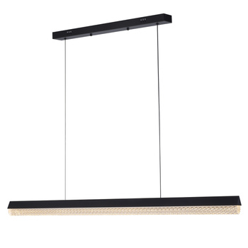 Lampa wisząca ANABELLA LED czarna 120 cm