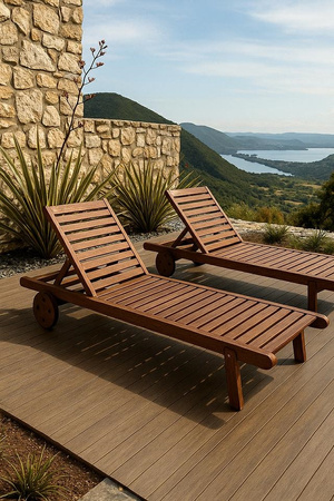 Leżak ogrodowy AZURE