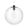 Lampa wisząca TONDA czarna 40 cm