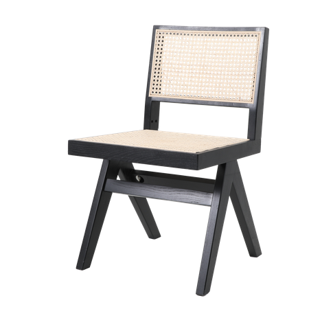 Krzesło BOHO bukowe w kolorze czarnym