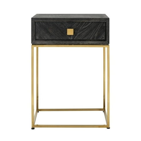 RICHMOND szafka nocna BLACKBONE GOLD - 1 szuflada