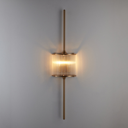 Lampa ścienna SERGIO-2 złota 90 cm