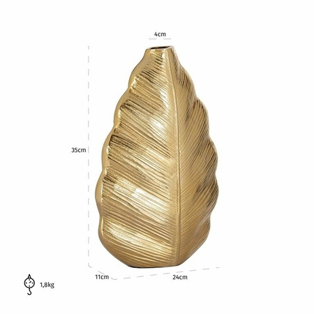 RICHMOND wazon WILLOW L złoty