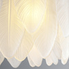 Lampa wisząca PIUMA LONG biała 100 cm